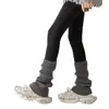 Calcetines de Punto, Calcetines, Botas de Nieve Estilo Universitario, Calcetines, Calcetines hasta la Pantorrilla, Cubrepiernas Versátiles para Niñas, Calcetines Cálidos de Media Pantorrilla