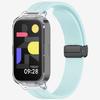 Para Pulseira Red Rice 3 Fivela Dobrável Magnética Silicone Pulseira Mi Band9 Capa Protetora Ativa Pulseira Resistente a Quedas