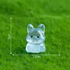 Paisaje en miniatura, figura linda de pug brillante, adorable decoración de jardín, accesorios de paisajismo DIY, adornos pequeños para ventas transfronterizas