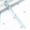 Versão coreana criativa de caneta de cristal giratória grande caneta de diamante atacado logotipo para impressão escritório papelaria estudante caneta esferográfica de plástico