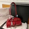 Bolsa de Bolos Similar al Estilo de Xu Yunzhen, Bolsa Tote Boston Versátil de Nicho para Bloggers Coreanos, Bolso de Hombro