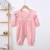 [doble] princesa viento bebé niña ha ropa escalada cómodo algodón terciopelo primavera y otoño estilo extranjero 0-12 meses regalo bebé