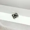 Botão de metal para suéter, casaco, conjunto de tricô, camisa, decoração de joia strass retangular oca irregular