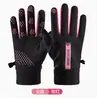 Guantes de ciclismo invierno cálidos Hombres pantalla táctil forro polar deportes al aire libre esquí impermeable antideslizante viento montar motocicleta conducir