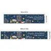 Amazon Transfronteiriço Novo Candelabro Hanukkah Judaico Banner Decoração de Jardim Suprimentos para Festa Tecido de Fundo