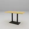 Conjunto de Mesa e Cadeiras Tendência para Loja de Milk Tea Cabine Sofá Banqueta Restaurante de Café e Hambúrguer Jantar Ocidental Montado na Parede Almofada Macia Simples