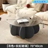 Mesa de Centro de Cristal, Mesa Moderna de Lujo Ligero para Sala de Estar, para Apartamentos Pequeños, Mesa Redonda Sencilla de Moda Estilo Ins, Minimalista