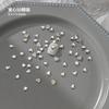 Joias de arte de unha com diamantes planos e transparentes em formato especial, estrelas do amor, gotas de água, diamantes, mahjong, olhos de cavalo, armadura, decoração, atacado