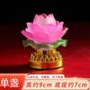 Lámpara de loto led lámpara everbright hogar Buda frente un par de lámparas dedicadas a Bodhisattva Guanyin lámpara dedicada a Buda lámpara de salón de Buda de cristal