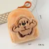 Linda Cartera Pequeña Fuerte Bolsa de Auriculares Mini de Dibujos Animados Bolsa de Almacenamiento Llavero Colgante para Mochila Muñeco de Peluche Regalo