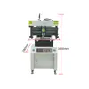 Máquina de impressão de pasta de solda SMT serigrafia automática barra de luz cola vermelha resina PCB placa de circuito impressa equipamento de impressora plana monocromática