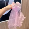 Internet-famoso Princesa Pequena Fita Bow Hairpin Crianças Menina Hanfu Purple Hairpin Acessórios de cabelo das meninas