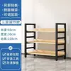 Estante de exhibición multicapa, estantería de almacenamiento acero-madera, venta especial de liquidación, estante de exhibición de almacenamiento para supermercado, estantería ajustable