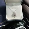 Collar de Calcedonia Ruyi Fu Candado Ping An Diseño Nicho de Lujo Ligero para Mujer Cadena Clavícula 2023 Nuevo Estilo Colgante Exquisito