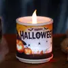 Vela Electrónica de Halloween Vela Decorativa de Halloween Atrezzo de Terror Luz Nocturna Suministros de Decoración para el Ambiente de Halloween