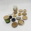 Tampas de Copo Personalizadas pelo Fabricante, Tampas de Madeira Selantes de Pinus, Várias Tampas de Madeira para Cofrinho, Tampas de Madeira Criativas Cortadas a Laser Fsc