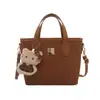 Bolso tipo cubo retro minimalista nuevo, bolso casual de moda, bolso de hombro y bandolera para mujer con textura, novedad primavera 2026