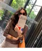 Suéter de Lã V-neck Estilo Coreano Suave Roupas Únicas Positivas para Mulheres Manga Longa Solto Primavera Outono Camada Base de Tricô Pulôver Lã