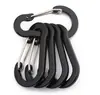 Alambre de acero de aleación de aluminio multicolor n.°. 5 Mosquetones con Forma de Calabaza para Exteriores, Clip para Mochila, Clip para Botella de Agua, Clip de Resorte Plano
