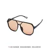 Gafas de Sol de Montura Grande con Doble Puente Seleccionadas Cuidadosamente de Celebridades de Internet Gafas de Sol Tipo Aviador de Gama Alta para Mujeres Gafas de Sombra para Protección Solar que Adelgazan Visualmente