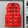 Colete Masculino Outono e Inverno Jaqueta Brilhante Colete de Algodão Grosso Colete Quente Moda Coreana Conjunto Colete para Casais