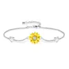 Pulsera Creativa de Girasol Estilo Nuevo Fresco Bosque Transfronteriza con Margaritas Pequeñas Pulsera de Moda Temperamento de Diosa Estilo Dulce