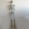 Esqueleto de Halloween 165cm Adereço Grande Seco Decoração de Casa Assombrada Adereço de Terror Figura de Esqueleto