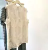 Top de encaje bordado vintage para mujer, chaleco sin mangas, nuevo de verano, versátil, holgado, blusa de gasa para usar como capa