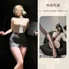Lencería Erótica Tallas Grandes Estilo Europeo y Americano Sexy Uniforme de Secretaria Bodycon Seductor Faldita Corta de Secretaria Uniforme Pura Pasión
