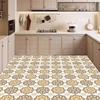 Tapetes para Piso de Cocina Son a Prueba de Aceite e Impermeables, Tapetes Limpiables sin Lavado, Alfombras Largas de Puerta de PVC, Tapetes Domésticos Resistentes a Manchas