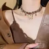 Collar de Mariposa Dulce y Fresco para Niña, Exquisito y de Moda, Borla Metálica Resistente, Versátil y Único, Cadena Elegante para Clavícula para Mujeres