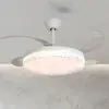Lámpara Ventilador para Comercio Exterior, Estilo Minimalista Moderno, Lámpara Ventilador Integrada para Comedor, Sala de Estar, Dormitorio, Lámpara Ventilador de Techo, Luz Zhongshan