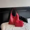 Bolsa de Mão Versátil com Textura de Nicho Cor Sólida Retro Bolsa de Ombro Grande Capacidade para Mulheres Uso Diário Casual Bolsa Tote Simples