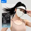 Mascarilla de Protección Solar de Verano, Anti-UV, Mascarilla de Protección Solar de Cara Completa para Mujeres, Mascarilla de Protección Solar Transpirable de Seda de Hielo para Exteriores
