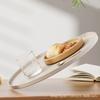 Bandeja Minimalista Japonesa de Media Luna Vajilla para Mesa de Comedor en Casa Textura Delicada Bandeja de Comedor Transfronterizo