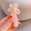 Xianqi Infantil Bordado Antiguo Mariposa Línea Telefónica Círculo para el Cabello Envoltura Cola de Caballo Alta Cuerda para el Cabello Accesorios para el Cabello Creativos para Niñas