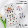 Libro de Sellos de Atracciones Turísticas de National City Plegable tipo acordeón Álbum en Blanco para Colección de Sellos Personalización
