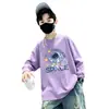 Camiseta de Manga Larga con Cuello Redondo para Niños, Ropa Interior Básica Infantil, Camiseta 100% Algodón, Nuevo Top Otoñal Primavera y Otoño 2026