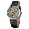 WINNER WINNER 154 Hollow Relógio Mecânico Automático Relógio de Negócios Masculino Relógio de Cinto Tourbillon
