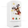 Imán de Refrigerador de Muñeco de Nieve Navideño Más Popular de Amazon Decoración de Pegatina Magnética para Refrigerador de Invierno con Papá Noel y Copo de Nieve