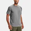 Camiseta de Manga Curta Masculina Verão Ice Silk Secagem Rápida Amiga da Pele Transfronteiriça Skin Nude Solta Respirável Fina Roupas Esportivas Fitness Dropshipping