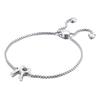 Suprimento de fábrica joias moda europeia e americana temperamento design ins pulseira de aço inoxidável 26 letras do alfabeto feminino