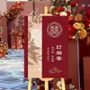 Letrero de Bienvenida para Compromiso, Soporte para Bodas, Señal Guía, Decoración, Fondo, Señal de Agua, Señal Guía
