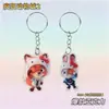 Zootopia Periférico Lindo Dibujo Animado Nuevo Colgante Llavero de Pareja Acrílico Colgante de Bolsa Regalo