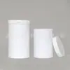 Tanque de Plástico Personalizado de 1 Litro 2 Litros con Tapa de Presión Tanque de Tinta Barril de Embalaje Blanco Tanque de Plástico Sellado de Boca Ancha Barril Recto de PP