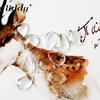 Liddy Japonês Nail Art Vidro Cartão de Cor Material de Vidro Transparente Beanie Color Card Unha Polonês Adesivo Display Card