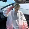 Camisa de Manga Larga con Degradado Rosa para Hombre en Primavera y Otoño Holgada de Marca Moderna Ropa Elegante con Cuello para Niños Chaqueta Camisa Casual