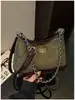 Moda de Comercio Exterior Cadena de Cuadros de Diamantes Bolso de Axila Nuevo Diseño Pequeño de Nicho para Mujer Bolso de Hombro Único para Viajes Diarios Bolso Cruzado Versátil de Moda