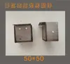 Suporte Angular de Instalação Rápida para Solário Conector de Tubo Quadrado Espessado Cabide de Aço Inoxidável Peça de Montagem de Fixação de Tubo Quadrado 100*100