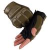 Luvas Táticas Meio Dedo para Fã Militar Masculina para Exterior Antiderrapante Resistente ao Desgaste Treinamento Forças Especiais Esportes Ciclismo Montanhismo Respirável
